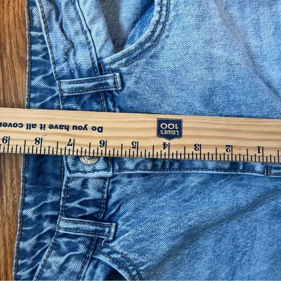 Forever 21 high rise ripped jeans with diamond accents - Picture 6 of 9